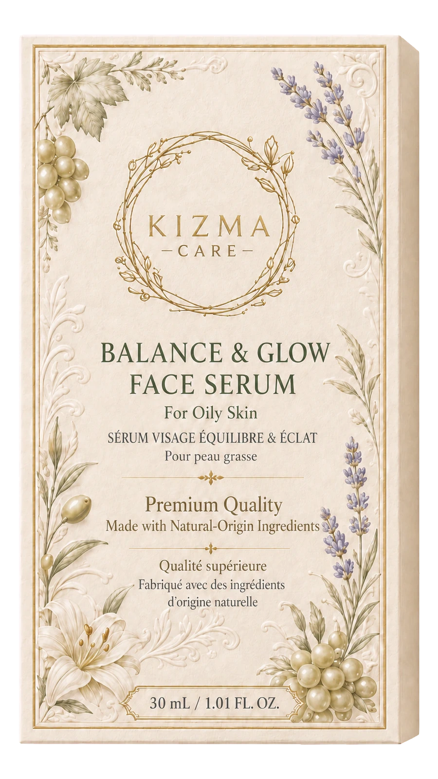 Balance & Glow Face Serum carton